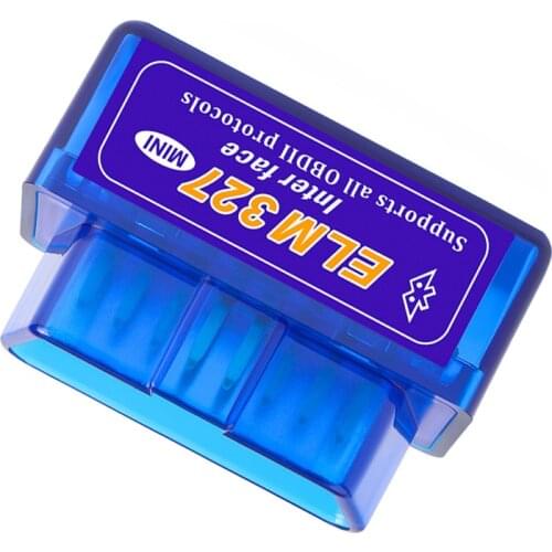 Bluetooth V2.1 ELM327 Mini Elm327 OBD2 Scanner Adapter OBDII Car Diagnostic Code Reader For Android Windows Symbian