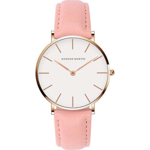 Women Fashion Watch Causal Leather Strap Japan Quartz Movement Top Luxury Brand Unisex Wristwatches Waterproof relogio feminino