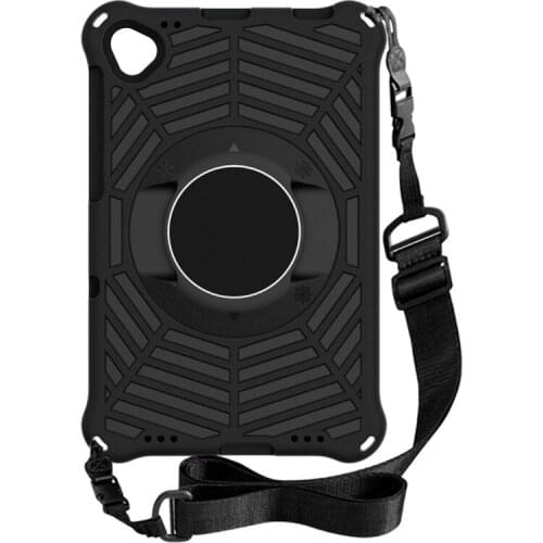 For Lenovo M10 Plus X606F 10.3 Inch Case with Shoulder Strap 360 degree Rotating Stand Drop Proof Case