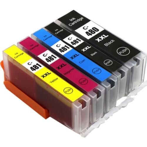 Compatible PGI-480 CLI-481 PGI 480 CLI 481 XXL ink cartridge for CANON TS6240 TR7540 TR8540 TS6140 TS8140 TS9140 TS704 TS 6340