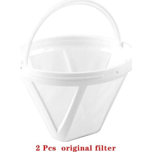 2 Pcs Reusable Coffee Maker Machine parts coffee Filter for Philips HD7431 HD7432 HD7433 HD7434 HD7436