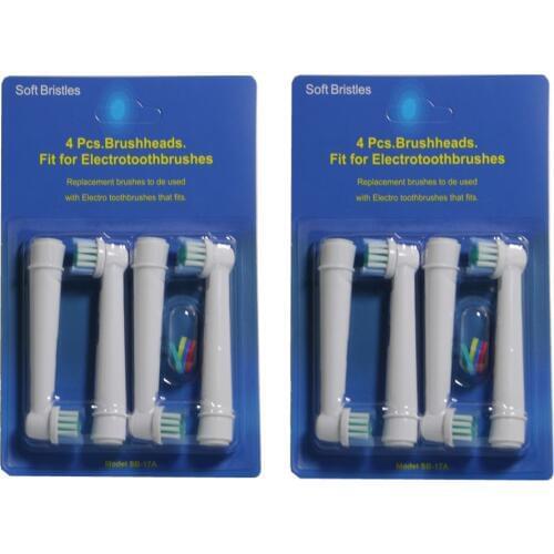 40PCS(4PCS/SET 10SET/LOT) For Braun Oral B Electric Tooth brush Heads Replacement Vitality Precision
