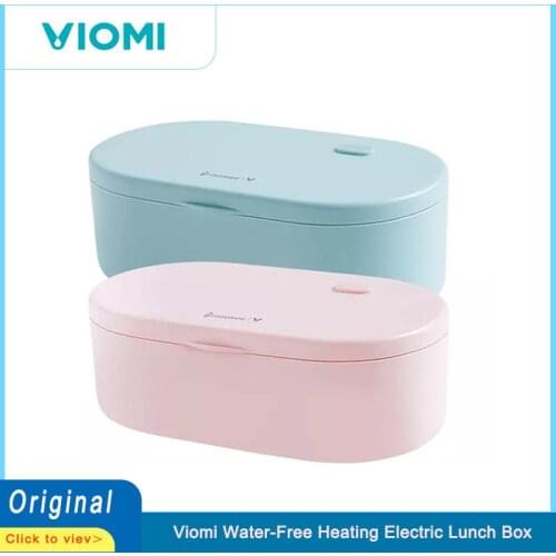 Xiaomi Viomi Water-Free Heating Electric Lunch Box Portable Outdoor Bento Box 800ml Washable Leak-Proof Kitchen Food Box 2020new
