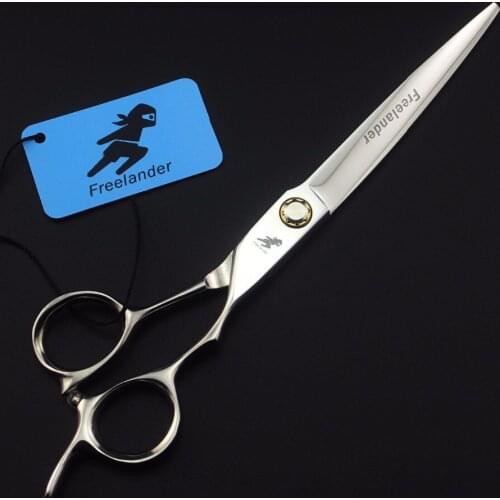 Freelander 7 inch Japan 440c bearing screw pet cutting scissors for pet grooming scissors
