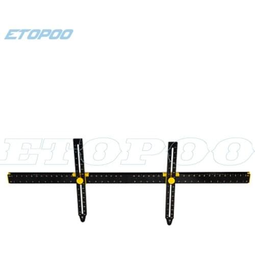 Horizontal carpenter toilet pendant mirror bathroom condole cabinet punching point locator Multi-functional tool