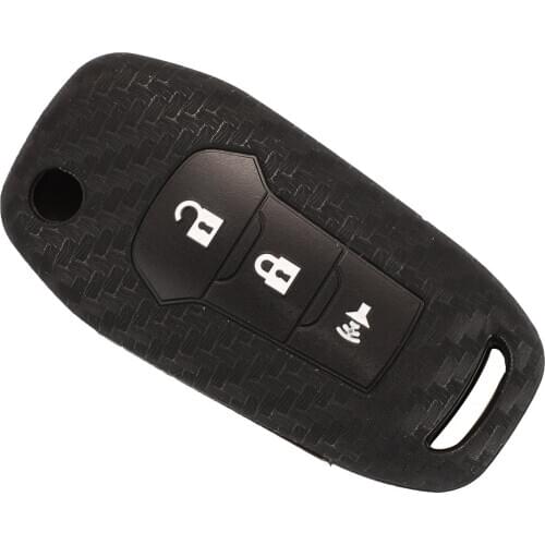 Jingyuqin 10pcs 3 Buttons Remote Car Key Case Silicone Protect Shell For Ford Ranger Fusion Fiesta Mondeo Mk4 Escort Everest