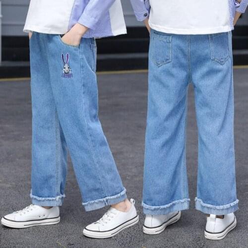 Джинсы для подростков девочек Left Atrium China At AliExpress