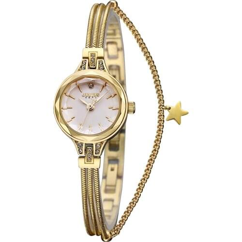 New 5 Colors Bracelet Jewelry Watch Snake Chain Lady Womens Clock Fashion Hours Dress Business Girl Birthday Gift Box