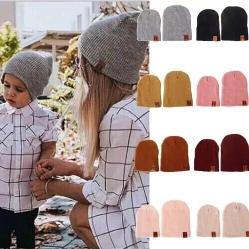 Fashion Women Men Newborn Baby Kids Toddler Comfy Hospital Cap Beanie Earmuffs Hat