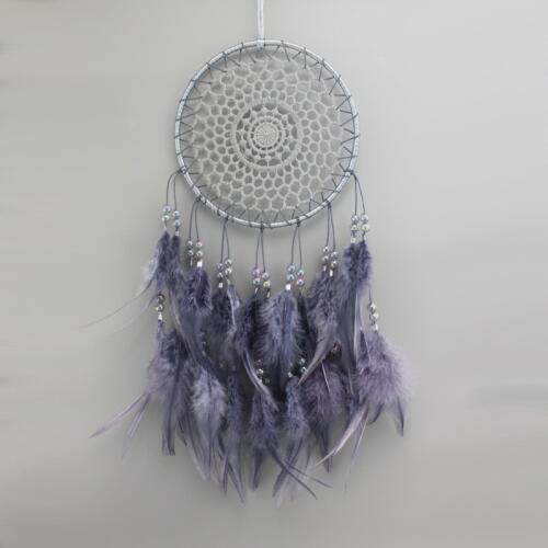 New5colors Beautiful Dream Catcher handmade Rattan Dreamcatcher with feathers for home wall decorations Ornament
