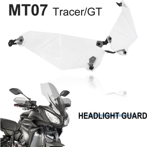 New For YAMAHA MT07 Tracer MT-07 Tracer GT Motorcycle Accessories Headlight Guard Protector Screen Lens Cover MT 07 2016-2021