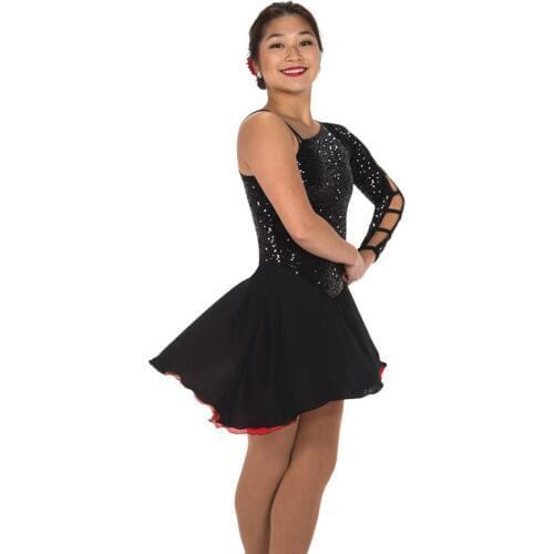 Nasinaya Figure Skating Dress Customized Competition Ice Skating Skirt for Girl Women Kids Patinaje Gymnastics Performance 360