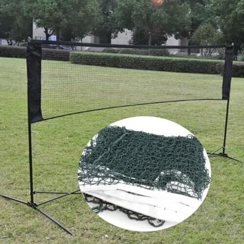 Portable Standard Badminton Net 6.1M*0.76M Indoor Outdoor Sports Tennis Volleyball Training Easy Setup For Court Beach Driveway