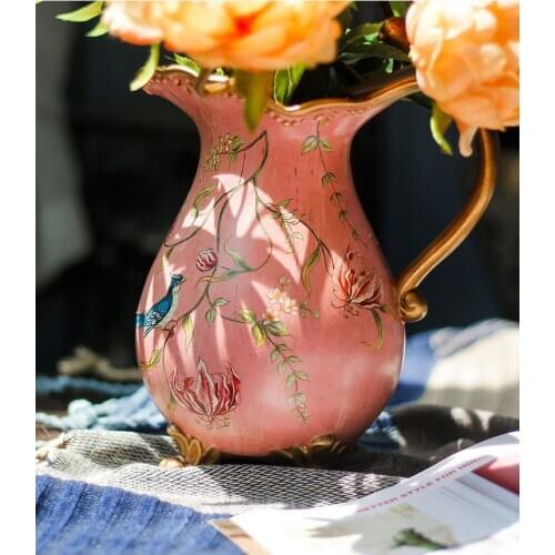 Simple Modern Style European Ceramic Art Vase Living Room Dining Desktop Flowerpot Home Decorative Vases