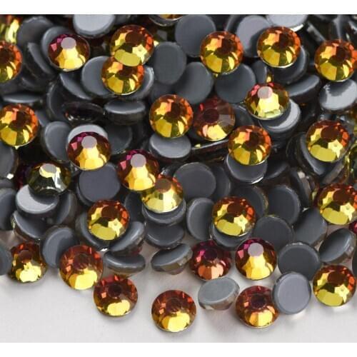 SS4-SS40 Hot Fix Rhinestones /DIY Hot Fix Iron on Rhinestones for Clothes/Glue Back Glass Crystal AB Hot Fix Stone Rhinestones