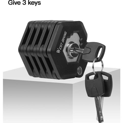 Bicycle Lock Anti-theft Key Lock Mountain Bike Electric Car Chain Folding Lock Motorcycle Battery Car Outdoor Safety Device