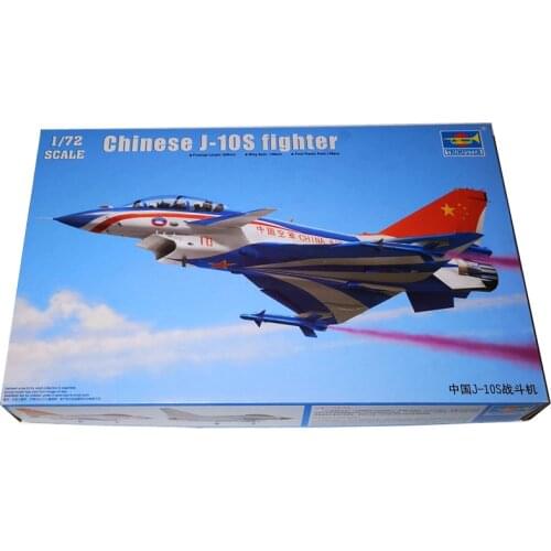 1:72 Chinese J-10S Fighter Military Assembled Toy