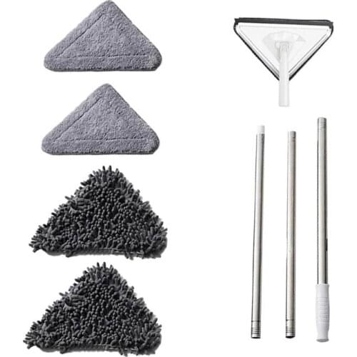 1 Set of 360 Rotating Triangular Retractable Household Cleaning Lazy Magic Mop