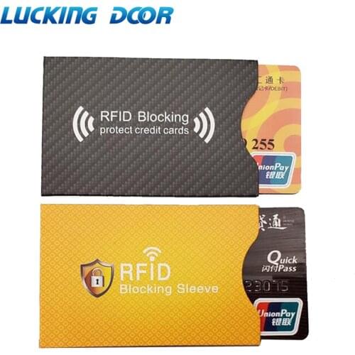 20Pcs Aluminium RFID Card Holder Blocking Bank Anti thief Wallet Protect Case Credit Cards Case Safety Reader Smart Shield New