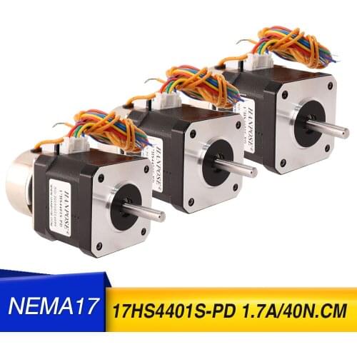 3pcs New42 step motor 17hs4401 with brake 40ncm large torque with band brake motor nema17
