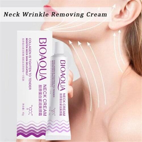 40ml Collagen Cream Face and Neck Wrinkle Removing Cream Neck Line Erasing Cream Wrinkle Smooth Skin Anti aging Whitening Cream