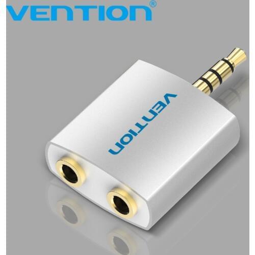 Vention 3.5mm Audio Cable Splitter Universal 1 Male to 2 Female For Audio Earphone Splitter Cable Double Jack Headphone Splitter
