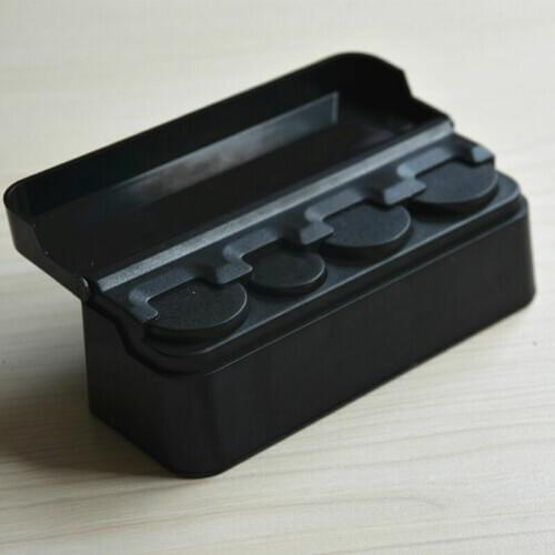 Car Coins Case Storage Box Holder Coin Tidy Container Home Desk Van SUV RV Camper Interior Organize Accessories Universal