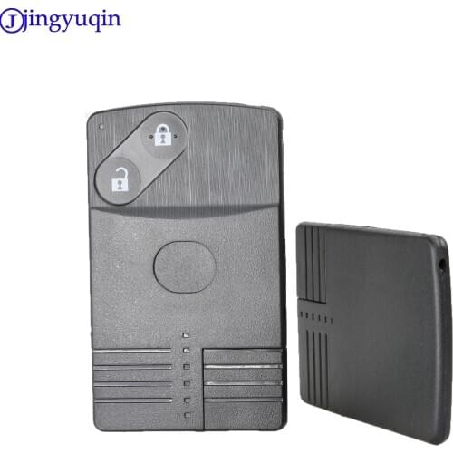 Jingyuqin 2b Folding Flip Remote Car Key Shell Cover For Mazda 5 6 8 M8 CX-7 CX-9 Smart Key Card