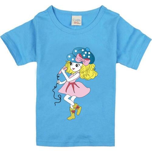 Kids 1-8Y Baby Boys Girls T-Shirt New Summer Short Sleeve Tees Childrens Tops Clothing Cotton Cartoon Pattern Tshirt