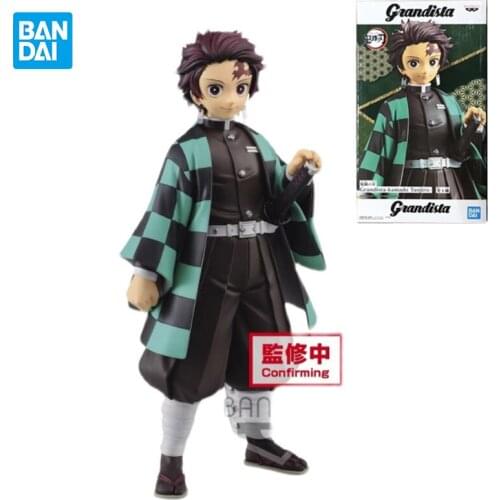 In stock banpresto Grandista anime Demon Slayer action figure Kamado Tanjirou 24cm PVC model Collectible toys for boys