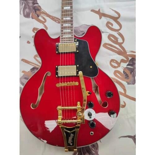 Red classic single rock 22 electric guitar