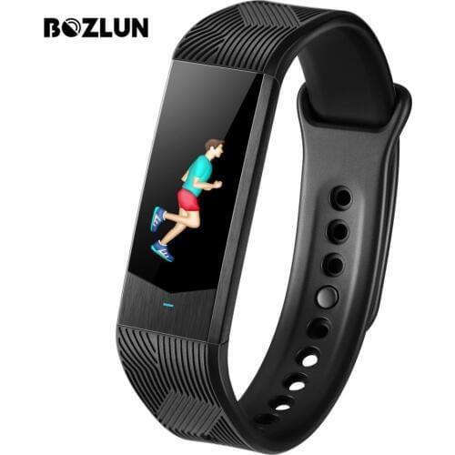 BOZLUN Smart Sport Fitness Trackers for Android IOS Bluetooth Watch HeartRate Blood Pressure Bracelet Pedometer Smartband B30
