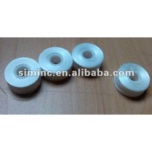 Hot selling !!L type plastic bobbin core, Polyester embroidery thread, pre-wound bobbin thread with sideless+free shipping