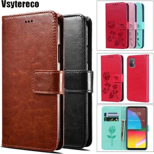Leather Case For HTC Desire 21 Pro 5G Flip Cover Case For HTC Desire 21 Pro 5G Coque Phone Holster For HTC Desire 21 Pro 5G Etui