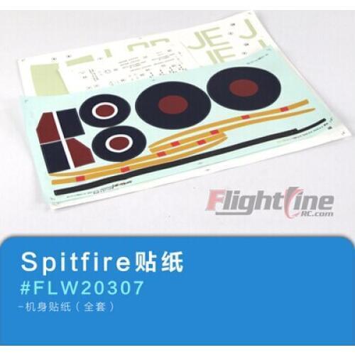 Decal Set for Freewing Flight Line Spitfire 1200mm rc airplane model
