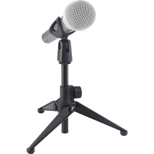Desk Microphone Stand,Desktop Tripod Mic Stand Boom,Height Adjustable,Table,Black For Sm57 Sm58 Sm86 Sm87 Blue YetiBlue Snowball