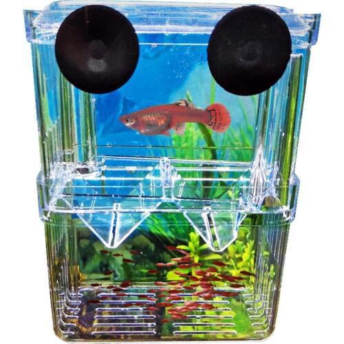 Plastic Fish Hatchery Box Fish Breeding Isolation Protective Box Tank Aquarium Fry Fish Hatchery
