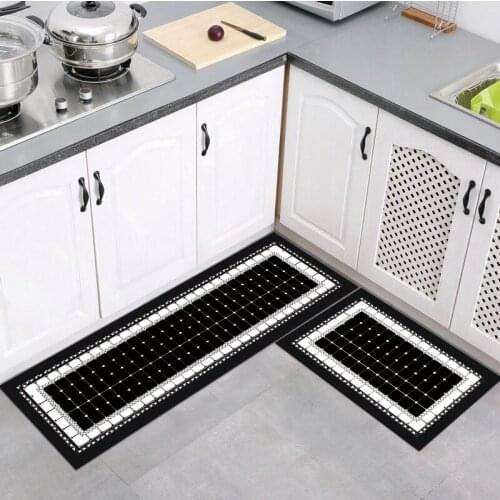 Modern Kitchen Mat Home Entrance Doormat Bedroom Living Room Nordic Style Decoration Floor Carpet Balcony Bathroom Anti-Slip Rug