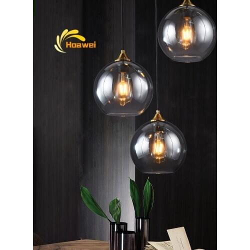 Modern Glass LED Pendant Lights Lighting Dining Room Restaurant Pendent Lamp Living Room Bedroom Kitchen Cafe Bar Hanging Lamp