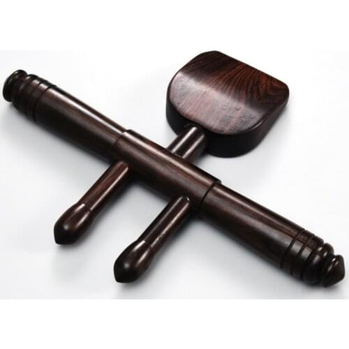 Solid Sandalwood Gua Sha Stick Back Body Meridian Scraping Acupuncture Reflexology Trigger Point Muscle Relaxing Massage Tools