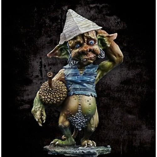 Unassambled 1/32 54mm ancient man food raiders in left Resin figure miniature model kits Unpainted