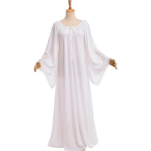 Medieval Renaissance Women Dress Pirate Faire Celtic Chemise Under Dress