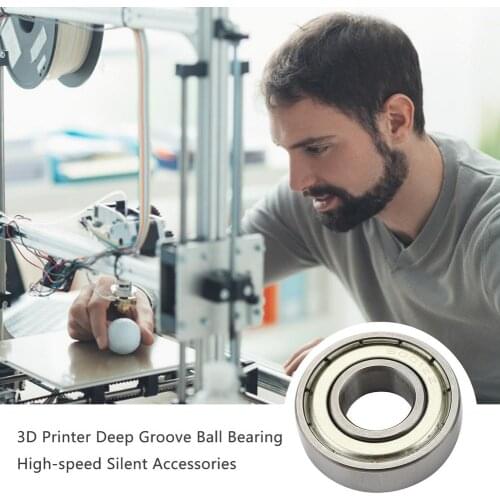 High Hardness Wear-resistant 3D Printer Deep Groove Ball Bearing Set High-speed Silent Accessories Bearing Steel For CR-30