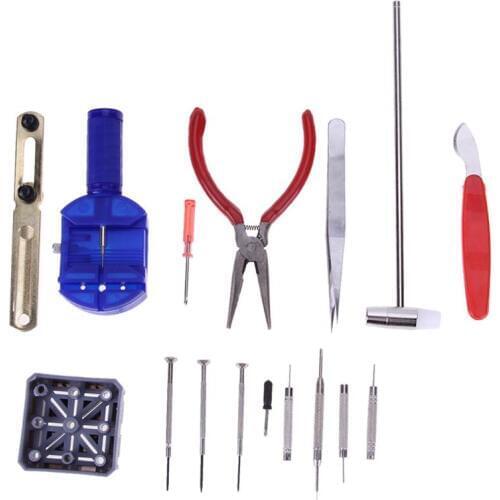 16Pcs Watch Tools horloge opener Remover Spring Bar Repair Pry Screwdriver Repair Tool Kit Band Pin Strap Link Remover Watchma