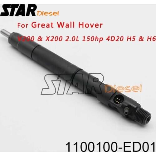 4pcs Injection 1100100-ED01(28231014) 1100100ED01 inyector Assy injektor For Great Wall Hover V200 & X200 2.0L 150hp 4D20 H5&H6