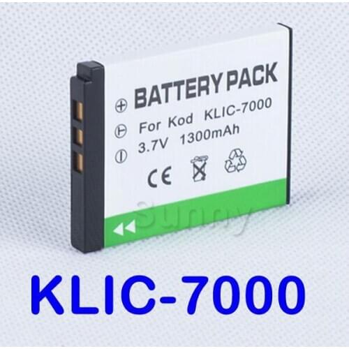 Battery Pack for Kodak KLIC 7000 KLIC-7000 EasyShare LS755 Zoom M590 M 590 SLICE Touchscreen Digital Camera