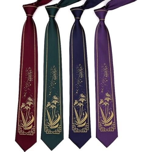 Free Shipping New Male mens man and woman personality gift necktie Original design 4 colors antique tie accessories 4 colors