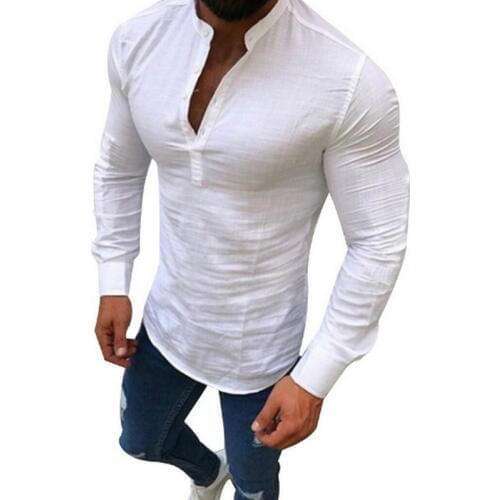 Мужские льняные рубашки CW China At AliExpress