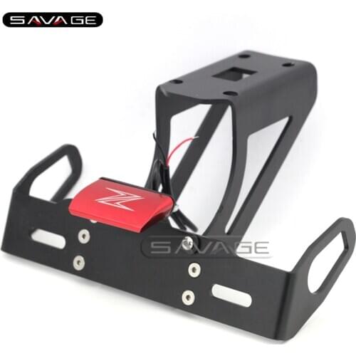 For KAWASAKI Z1000 Z1000SX NINJA 1000 Red Motorcycle Tail Tidy Fender Eliminator Registration License Plate Holder LED Light