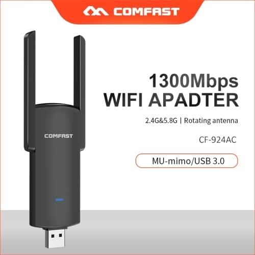 Dual Band 1300Mbps USB 3.0 Wireless network card AC1200 Wlan USB Wifi Lan Adapter Dongle 802.11ac wifi receiver wifi transmitter